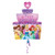 H300 Super Shape Balloon Birthday Princess Cake