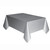 Tablecover Rectangular Plastic Silver 54x108in