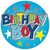 Jumbo Birthday Badge Birthday Boy Blue