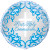 H100 18in Foil Balloon Blue Cross First Holy Commmunion