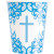 Blue Cross Cups Commmunion or Christening 9oz
