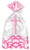 Pink Cross Cellophane Bags Commmunion or Christening 5x11in Pk20