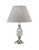 Barley Table Lamp Chrome