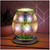 Desire Aroma Electric Touch Lamp 3D Purple Starburst Wax Warmer Melt Oil Burner