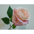 Artificial Rose Spray Single Stem Pink 42cm