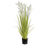 Artificial Bellflower Grass White Potted 92cm