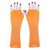 Fishnet Gloves Long Orange Pk2