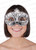 Masquerade Mask Silver Glitter