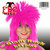 Glam Rock Wig Hot Pink