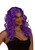 Long Straight Purple Wig Hollywood Starlet