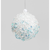 100mm Sequin Ball Decoration Aqua