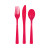 Assorted Cutlery Red Pk18