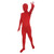Red Kids Morphsuit Large Age 10 to 12