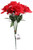 ROSE OPEN 8 HEADS 38CM RED