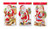 Plaque 3D Glitter Santa 50 to 53cm Choose from 3 assorted styles