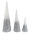 DECORATIVE CONE TREE SET OF 3