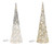 LED CONE TREE 60cm SEQUIN Choose from 2 assorted styles 