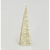 Fabric Cone Gold with LED 60cm