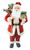 SANTA 90cm WITH PRESENT AND SACK BURGUNDY