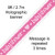 Pink Holographic Banner Baby Shower Pink 9ft