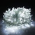 100 LED String Lights White with Clear Cable