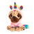 Pugsley Rainbow Unicorn 20cm Pink