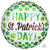 H150 Foil Balloon Happy St Pats Day Shamrocks