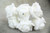 Foam Roses with Diamante Centre S 5cm Pk6 All White