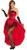 Burlesque Dress Red Large Size 42 to 44