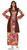 Hippie Lady Maxi Dress with Dark Brown Waistcoat Adult Medium Size 38 to 40