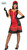 1920s Charleston Dress Red Medium Size 38 to 40