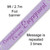 Congratulations on your Engagement Entwined Hearts Banner Lavender 9ft