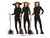 Witches Broom 95cm Orange