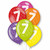 11in Latex Balloons Multi Age 7 Pk6