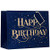 Happy Birthday Navy and Gold Gift Bag Large