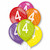 11in Latex Balloons Multi Age 4 Pk6