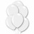 11in Latex Balloons Pearl White Pk6