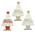 TABLE GREETING TREE With STAR GLITTER Choose from 3 Styles