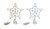 LIGHT UP WIRE STAR TREE TOPPER 20cm