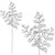 Glitter Coral Branch x3 Silver78cm 