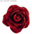 Velvet Clip Rose Red 15cm