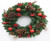 Gotland Green Wreath 40cm with pinecones berries and baubles