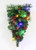 Hanging Upside Down Wall Tree 60cm Pre Lit with Mixed Ornaments Multicoloured