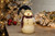 45cm LED lit sequin hat snowman Battery Operated