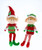 43cm plush dangly legs elf with Green hat
