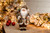 43cm LED lit woodland standing santa Battery Operated