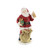 30cm resin white and red santa with sack
