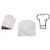 Chef Hat Adult White