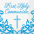 Fancy Blue Cross Napkins First Holy Commmunion PK16