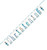 Blue Bunting Christening Block Banner 7ft